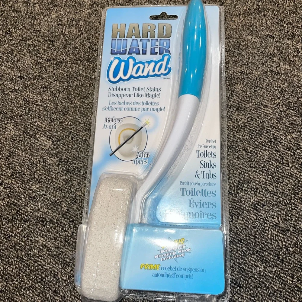 Pumice Stone Cleaning Brush Hard Water Wand Pumice Stone Toilet Bowl Cleaner NWT